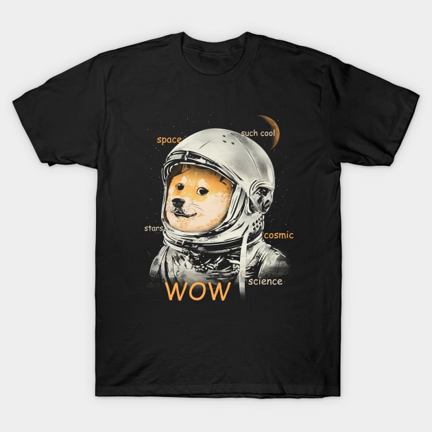 Astro Dog T-Shirt by DANDINGEROZZ